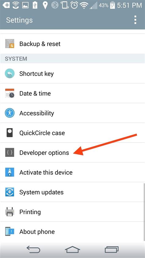 How to enable hidden developers settings i.e. Lab settings in 